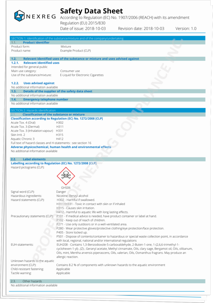 SDS Example